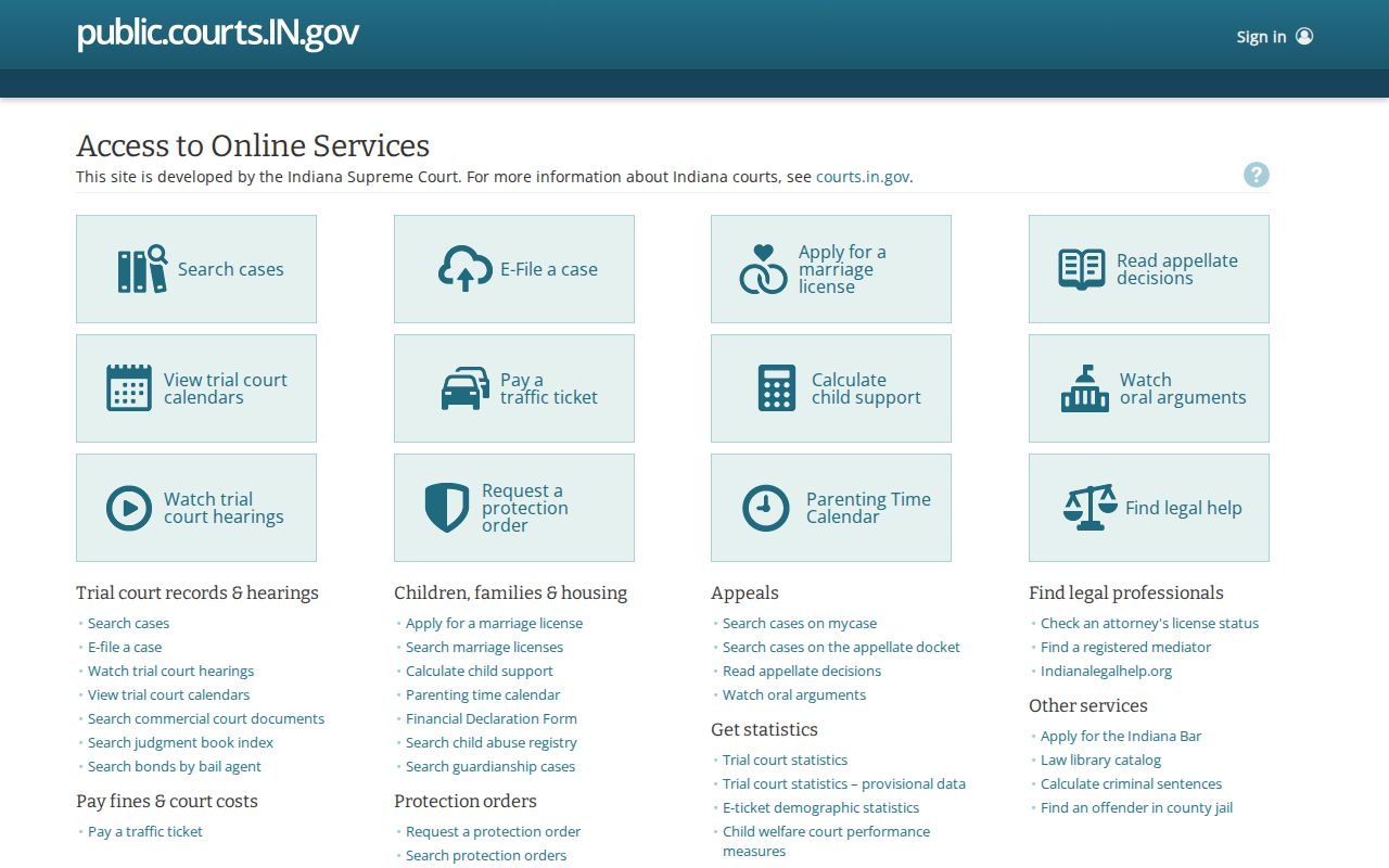 Vanderburgh County court schedule portal